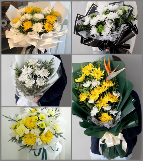 广东汕头市潮阳区关埠镇港底社区白事花束代送